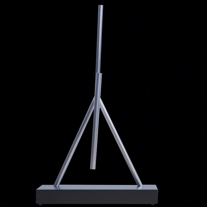 Beyond Physical Chaos: Forecasting Of Chaotic Timeseries From The Swinging Sticks Kinetic Sculpture